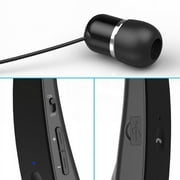 Sports Earphones Wireless Headphones for LG V40 ThinQ - With Microphone Folding Retractable Neckband Headset Earbuds Hi-Fi Sound O1G