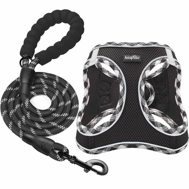 Juego de arneses para perros Haapaw sin tirón, ajustable, reflectante