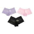 thumbnail image 1 of Boxer Secret Treasure para Dama, Encaje Muticolor 3 Piezas Talla M, 1 of 4