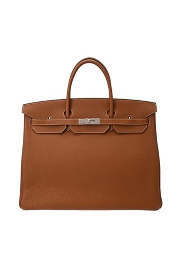 Pre-Owned HERMES Birkin 40 Gold B stamp (circa 2023) Men's/Women's Togo Leather Handbag A Rank...