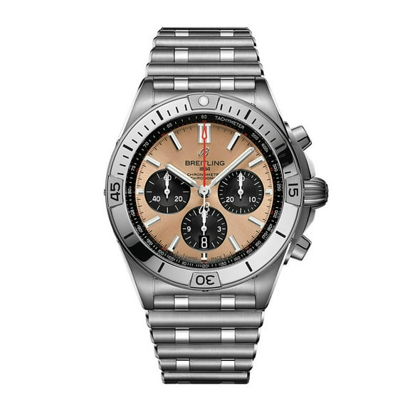 Breitling Chronomat B01 42 Copper Chronograph Dial Stainless Steel Men's Watch AB0134101K1A1