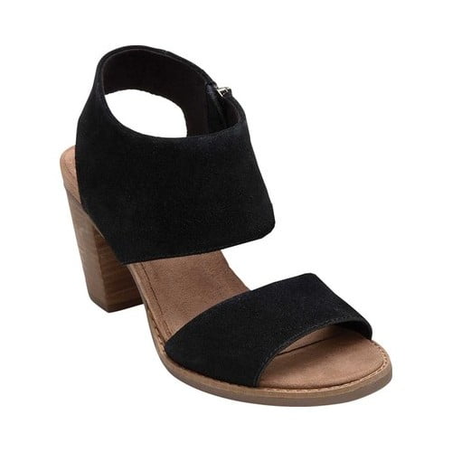 Black suede women's online majorca cutout sandals