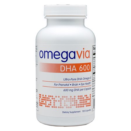 OmegaVia DHA 600 120 Capsules