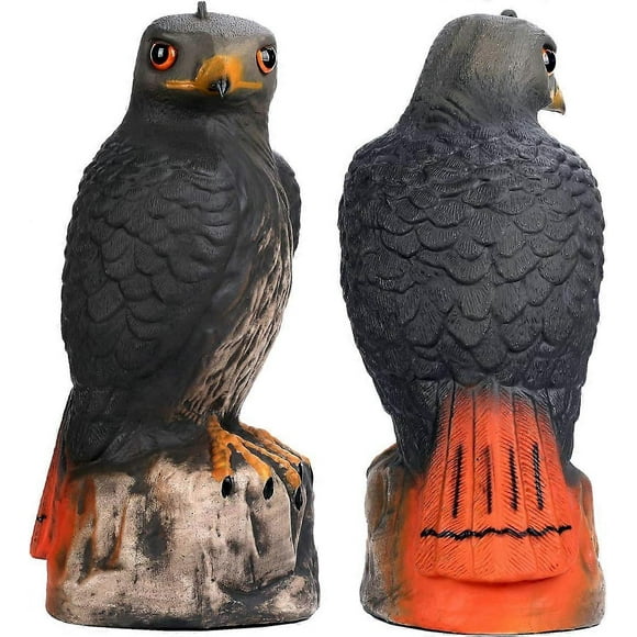 Large Realistic Hawk Eagle Scarecrow Garden Bird Repeller Anti Pigeon Decoration Scarecrow Bird Repe