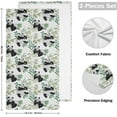 thumbnail image 2 of Dreamtimes Panda Bears Hand Towels 2 PCS, Ultra Soft and Highly Absorbent, Green Bamboo Leaves Decorative Fingertip Towel for Home, Bathroom, Kitchen, 28.3"x14.4", 2 of 5