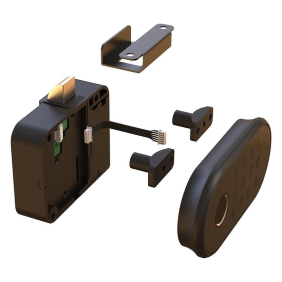 Seitruly Smart Drawer Lock Home Security Fingerprint Password Furniture Cabinet Lock Electrónica