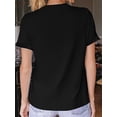 thumbnail image 2 of Women's Cowboy Boots & Hat Monogram Print T-Shirt - Western Style Short Sleeve Top Suitable for Spring Summer Fall Casual Wear, 2 of 8