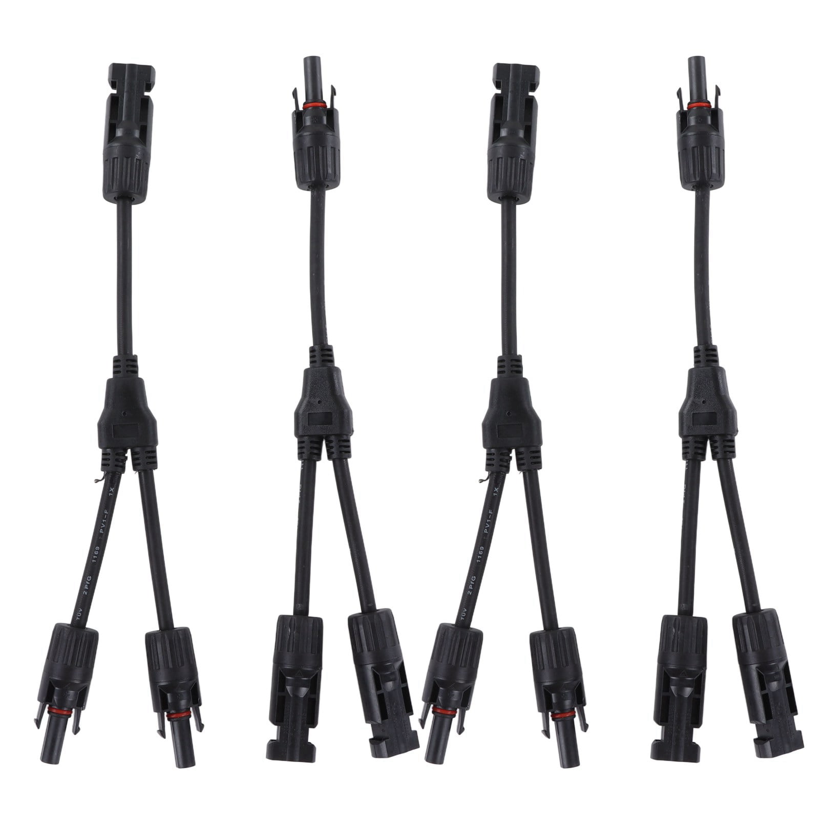 2 Set Solar Panel Photovoltaic Y Branch Parallel Cable PV Adapter Cable ...
