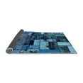 thumbnail image 2 of Ahgly Company Indoor Square Patchwork Light Blue Transitional Area Rugs, 7' Square, 2 of 4