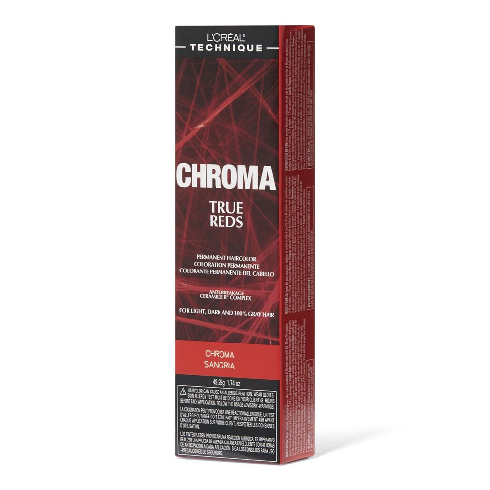 L'Oreal Chroma True Reds Hair Color, Chroma Sangria 1.74 oz Walmart