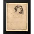 thumbnail image 2 of Weir, J Alden 12x14 Black Modern Framed Museum Art Print Titled - Profile Head of a Woman, 2 of 5