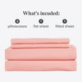 thumbnail image 3 of Home Soft Things Luxury Bed Sheet 4 Piece Set - Rose Quartz - Full, 3 of 8
