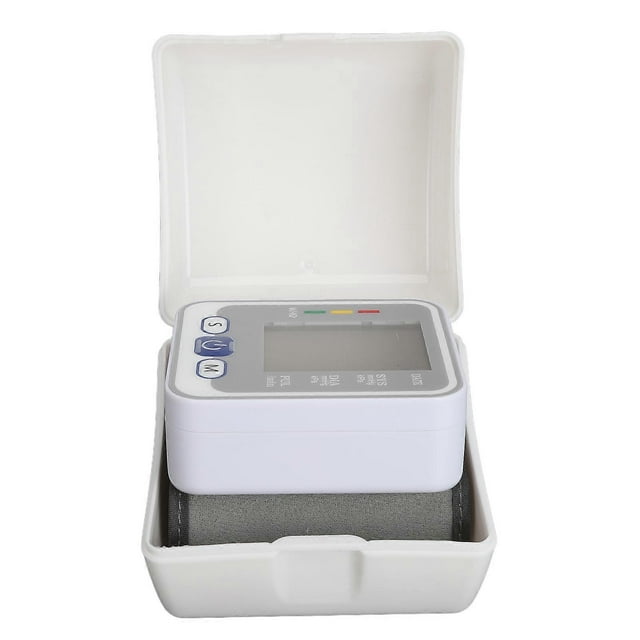 Blood Pressure Machine Wrist Type High Accuracy Automatic Blood Pressure Measuring Instrument English Without Voice