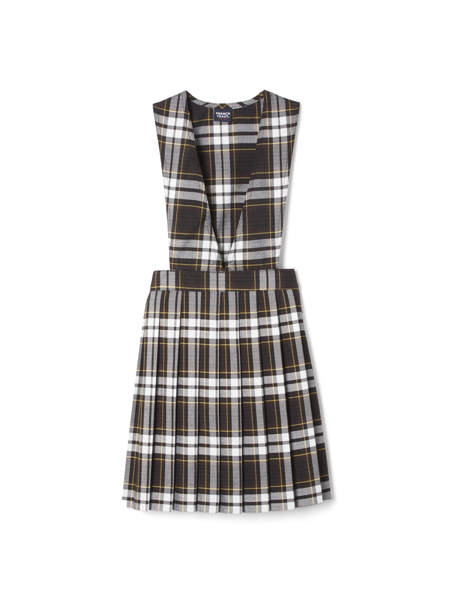 FRENCH TOAST French Toast Girls School Uniform Plaid VNeck Pleated