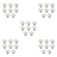 thumbnail image 1 of ZheElen Decorative And Easy-to-install Flower Pulls Knobs For Unique Touch Wide Range white 5Set, 1 of 6
