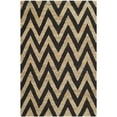 thumbnail image 6 of SAFAVIEH Organic Glanville Chevron Jute Area Rug, Black/Natural, 6' x 9', 6 of 7