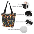 thumbnail image 4 of Fotbe Colorful Plants Mushroom Bolsa de Playa con Estampado, Bolsa de Hombro, Bolsa de Mano Espaciosa, Bolsa de Viaje Ligera, Bolsa de Compras Versátil, 4 of 6