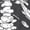 Heather Grey, variant on Mens Graphic T-Shirt - Rad Dad, Skeleton Rock On Symbol Design-Red-large
