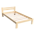 thumbnail image 1 of Lit Simple TG Cadre en Bois Pin Massif Non Fini avec Lattes Amazonas, 1 of 5