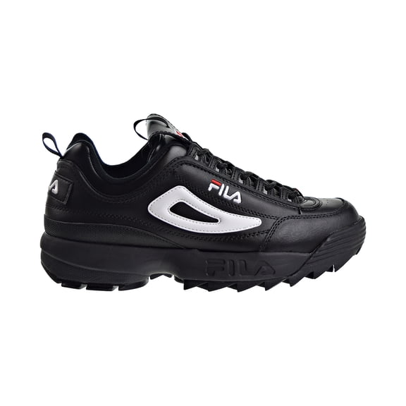 Fila Mens Disruptor II Premium Leather Logo Sneakers