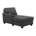 thumbnail image 3 of Pemberly Row Gray Fabric 7Pc Modular L-Shape Sectional Sofa Chaise & Ottoman, 3 of 9