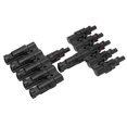 thumbnail image 4 of Solar T Branch Connector, Parallel Solar Panel Connector 1 To 5 Safe 1 Pair 1500VDC Low Contact Resistance With Wrench For Residential, 4 of 8