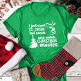 thumbnail image 3 of Gibobby Camiseta Navideña De La Mujer Camisetas estampado navideño para mujer, camisetas de manga corta, camisetas holgadas informales, camiseta de algodón(AG,G), 3 of 5