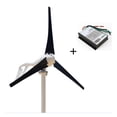 thumbnail image 1 of 400W AC12V/24V Colorful Wind Turbine Generator Small Windmill For Home Or Boat Use With 600W Wind Controller ,Easy to Install, 1 of 6