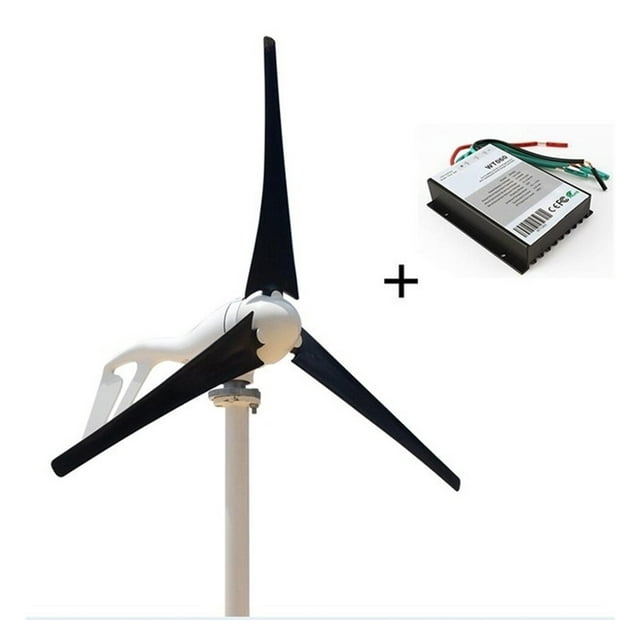 400W AC12V/24V Colorful Wind Turbine Generator Small Windmill For Home Or Boat Use With 600W Wind Controller ,Easy to Install