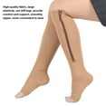 thumbnail image 2 of Elastic Compression Socks Comfortable Elastic Sports Open Toe Compression Socks Nylon Polyurethane Fiber Zipper Non-Slip Foot Guards Help Improve Blood Circulation In The Lower Legs, 2 of 8
