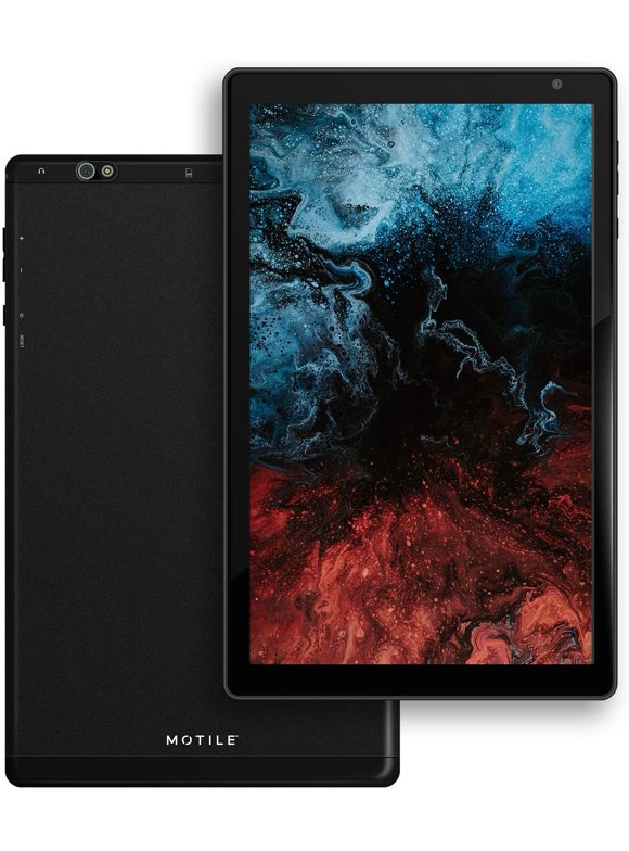 MOTILE 10.1 HD Performance Tablet, 4G LTE, 32GB Storage, Black (EGQ101BL)