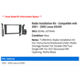 thumbnail image 2 of Radio Installation Kit - Compatible with 2001 - 2005 GS430 2002 2003 2004, 2 of 2