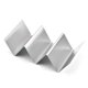 thumbnail image 4 of Taco Holder Rack 430 Stainless Steel | Versatile 1-Slot Pancake Taco Stand | Durable Easy-Clean Dishwasher Safe | Space-Saving Serving Tray | Ideal for Parties, Kitchen Organizer, Silver, 4 of 9