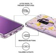 thumbnail image 4 of Galaxy S9 Plus Étui, Motif Floral Jaune Design Clair Étui Rigide en Plastique Transparent avec Pare-Chocs en TPU Étui de Protection pour Samsung Galaxy S9 Plus, 4 of 7