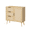 Wood, variant on HSUNNS Modern Rattan Wood Dresser with 3 Drawers, Wood Storage Cabinet Sideboard Chest of Drawers for Bedroom, Living Room, Entryway, Hallway