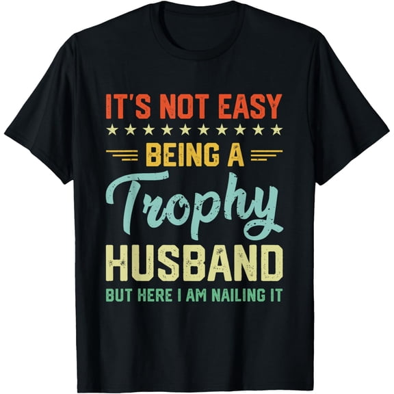 t-shirt Vintage Funny Wedding Anniversary Design For Husband Mens T-ShirtMen and women can wear, black T-shirts, gifts. Age: M,L，XL 2XL, 3XL, 4XL