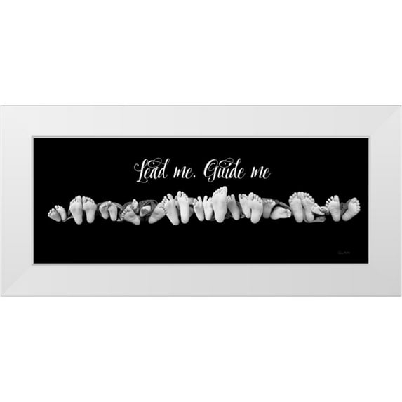 Murdock, Ramona 32x15 White Modern Wood Framed Museum Art Print Titled - Lead Me Guide Me