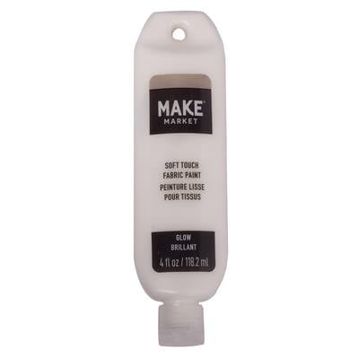 12 Pack: Glow Soft Touch Fabric Paint by Make Market