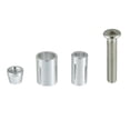 thumbnail image 6 of 1 Pair Red Motorcycle Handlebar End Plugs 7/8" 22mm Universal Aluminum Alloy Handle Bar End Plugs Caps, 6 of 6