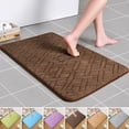 thumbnail image 1 of Xihbxyly Alfombrilla de Baño Gruesa, Cojín de Espuma Suave, Diseño Antideslizante Superabsorbente, Ideal para Baño, Cocina, Dormitorio y Sala de Estar, Fácil de Limpiar, Tamaño 40 X 60 Cm., 1 of 6