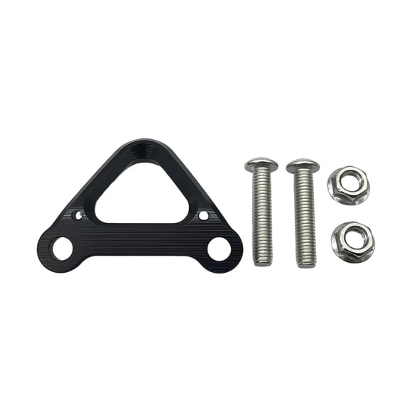 Gancho de remolque trasero para motocicleta, accesorio de aleación de aluminio, reemplazo directo para motocicleta Negro