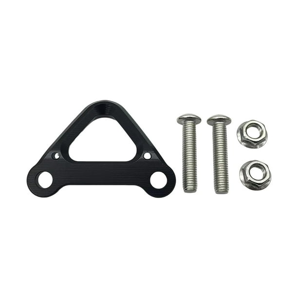 Accesorios de repuesto para gancho de remolque trasero de motocicleta, piezas de repuesto duraderas de aluminio Negro