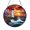 Acrylic 3.5 Inch, variant on Coastal Beacon Window Sun Catcher, Bright Stained Glass Style Hanging Decor, Beach Inspired Gift
