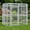 White, variant on Walnest Extra Large White Bird Outdoor Iron Aviary Doves Cage,Heavy Duty Parrot cage Walk in Aviary Flight Pet Offer(86.40 x 63.60 x 81.60 Inches)