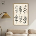 thumbnail image 2 of Sepia Stems Canvas Vintage Floral Art by Art Remedy, Gold Frame, 30 x 45, 2 of 7