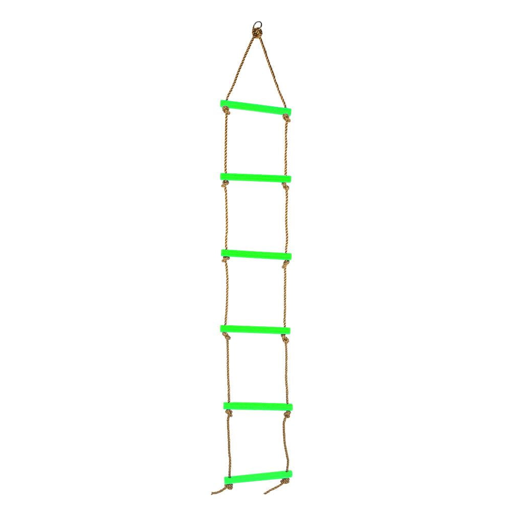 Tebru Outdoor Plastic Sixsection Children Kids Rope Climbing Ladder