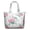 Floral, variant on Breakfast Cooking Themed Travel Tote Bag with Fried Egg Foodie Prints Multipurpose Weekender Bag with Adjustable Strap, Lightweight for Business Leisure