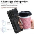 thumbnail image 3 of Allytech Galaxy A53 5G Case Wallet, RFID Blocking Multiple Cards Slots Ring Holder Stand Shockproof Protective Hand Wrist Wallet Case Cover for Samsung Galaxy A53 5G -Black, 3 of 11