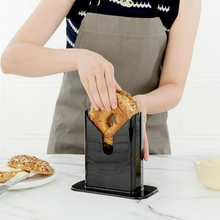 

Bathroom Counter Organizer Portable Removable Bread Bagel Slicers Bagel Cutter Every Toaster on Clearance