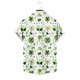 thumbnail image 5 of Ceisia Men's St. Patrick's Day Short Sleeve Shirt Clover Print Regular Straight Fit Green Turn-Down Collar Spring Summer Shirt Gift, 5 of 6